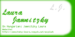 laura jamnitzky business card